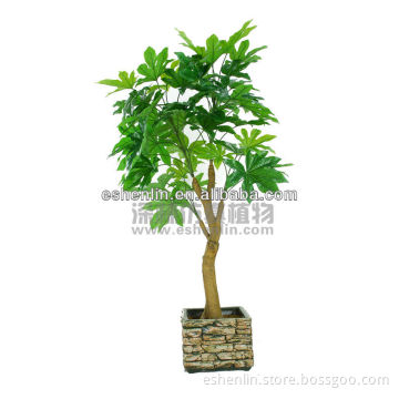 artificial tree Japanese fatsia potted tree